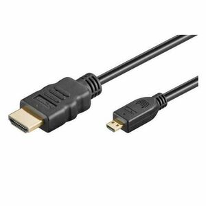 Cablu HDMI - Micro HDMI, 4K@60Hz, conectori auriti, 2m, PremiumCord kphdmad2 imagine