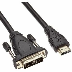 Cablu HDMI - DVI-D (18+1), dubluecranat, conectori auriti, 5m, PremiumCord kphdmd5 imagine