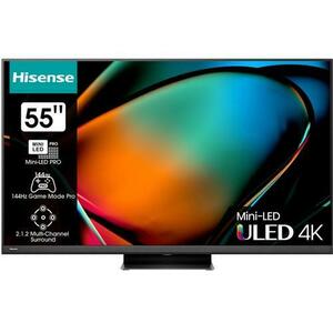 Televizor Mini-LED ULED Hisense 139 cm (55inch) 55U8KQ, Ultra HD 4K, Smart TV, WiFi, CI+ imagine