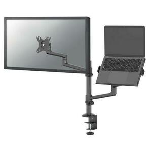 Suport monitor si laptop Neomounts DS20-425BL2, 17inch-27inch, 8 kg, VESA 75x75, 100x100 (Negru) imagine