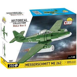 Set de Construit Cobi Messerschmitt ME26, 250 piese (Verde/Alb) imagine