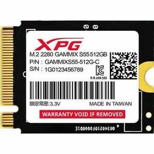SSD ADATA XPG GAMMIX S55, 512GB, M.2 2230, PCI Express x4 imagine