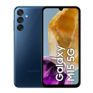 Telefon mobil Samsung Galaxy M15, Procesor Mediatek Dimensity 6100+, Super AMOLED Capacitiv touchscreen 6.5inch, 4GB RAM, 128GB Flash, Camera Tripla 50+5+2MP, 5G, Wi-Fi, Dual SIM, Android (Albastru) imagine