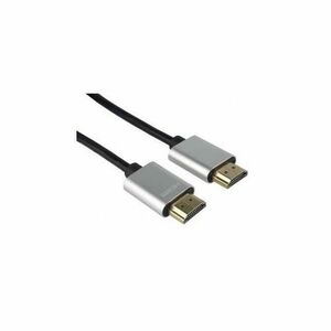 Cablu HDMI plat PremiumCord, Slim, High Speed Ethernet, V2.0, 4K@60hz, conectori auriti, 1.5m imagine