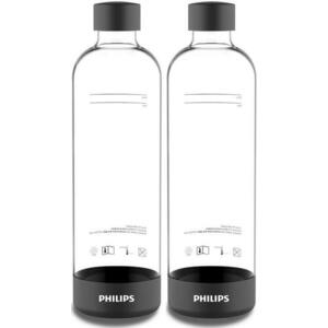 Sticla de carbonatare pentru aparat de sifon Philips GoZero ADD911BK/10, 2 bucati (Negru) imagine