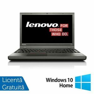 Laptop Refurbished LENOVO ThinkPad T540p, Intel Core i7-4700MQ 2.40-3.40GHz, 8GB DDR3, 256GB SSD, 15.6 Inch Full HD, Tastatura Numerica, Webcam + Windows 10 Home imagine