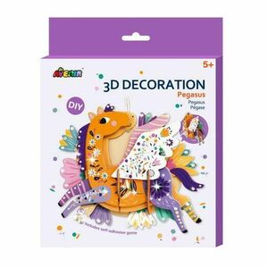 Decoratiune 3D-Pegas, carton, Avenir, 5 ani + imagine