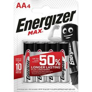 Baterii Energizer Max AA, LR6, 1.5V, 4 buc/set imagine