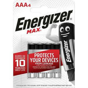 Baterii Energizer Max AAA, LR03, 1.5V, 4 buc/set imagine