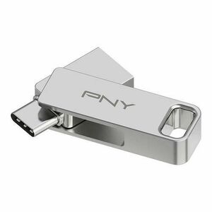 Stick USB PNY Duo Link, 128 GB, USB 3.2 (Argintiu) imagine