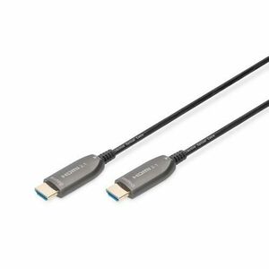 Cablu Fibra Optica Digitus, HDMI AOC hibrid UHD 8K, 15m, Negru imagine