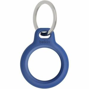 Suport securizat Belkin cu inel pentru AirTag Apple, Albastru imagine