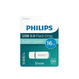 Stick USB Philips FM16FD75B/00, 16GB, Editia Snow, USB 3.0 (Alb/Albastru) imagine