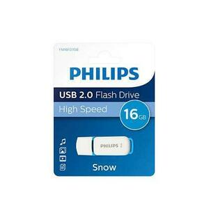 Stick USB Philips FM16FD70B/00, 16GB, Editia Snow, USB 2.0 (Alb/Albastru) imagine