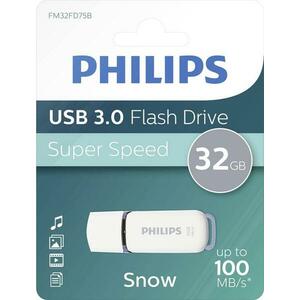 Stick USB Philips FM32FD75B/00, 32GB, Editia Snow, USB 3.0 (Alb) imagine