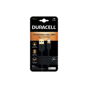 Cablu Duracell USB-A to Lightning C89 0.3m imagine