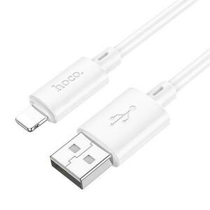 Cablu Date si Incarcare USB-A - Lightning HOCO X88, 18W, 1m, Alb imagine