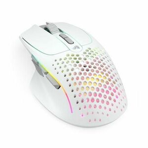 Mouse Gaming Glorious Model I 2, iluminare RGB, Wireless, 26000 dpi, Ultralight, Bluetooth (Alb) imagine