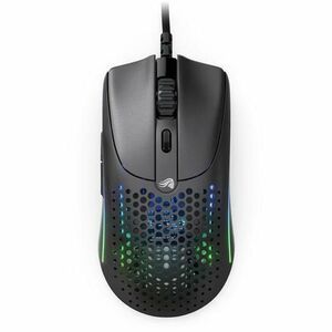 Mouse Gaming Glorious Model O 2, cu fir, iluminare RGB, 26000 dpi, USB, Ultralight, Ambidextru (Negru) imagine
