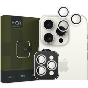 Folie de protectie Camera spate HOFI CamRing PRO+ pentru Apple iPhone 15 Pro Max / 15 Pro, Sticla Securizata, Full Glue imagine