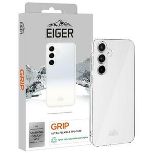 Husa Eiger Grip compatibila cu Samsung Galaxy A55, Transparent imagine