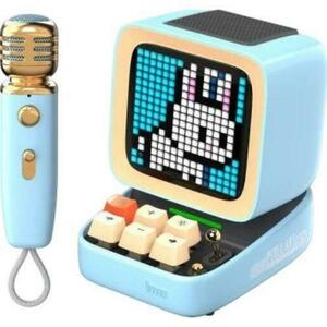 Boxa portabila Divoom DitooMic, Microfon, Functie karaoke, Bluetooth (Albastru) imagine