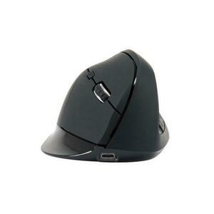 Mouse Wireless vertical Conceptronic LORCAN03B, Bluetooth 5.2, Optic, 1600 DPI (Negru) imagine