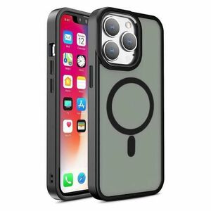Husa MagSafe pentru Apple iPhone 15 Pro, OEM, Color Matte, Neagra imagine