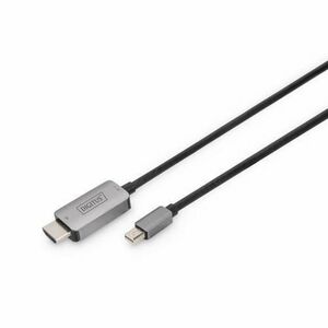 Cablu adaptor Digitus 8K Mini DisplayPort Mini DP - HDMI Tip A 1m, Negru imagine