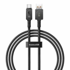 Cablu Date si Incarcare USB-A - USB-C Baseus Unbreakable, 100W, 1m, Negru P10355801111-00 imagine