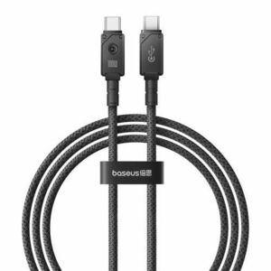 Cablu Date si Incarcare USB-C - USB-C Baseus Unbreakable, 100W, 2m, Negru P10355800111-01 imagine