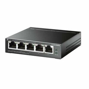 Switch TP-Link TL-SG105MPE, 5 Porturi Gigabit, PoE+ (Gri) imagine