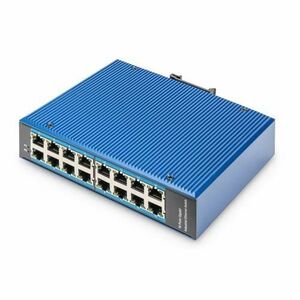 Switch Digitus DN-651129, 16 Porturi Gigabit (Albastru) imagine