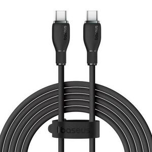 Cablu Date si Incarcare USB-C - USB-C Baseus Pudding, 100W, 2m, Negru imagine