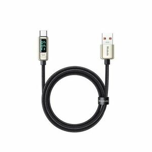 Cablu USB-A la Type-C Mcdodo Digital Pro Silver 1.2m, 5A, 66W imagine