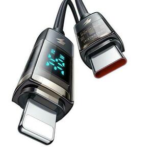 Cablu de date Mcdodo Type-C - Lightning Display Auto Power Off, Fast Charging, 1.2m, 36W, Negru imagine