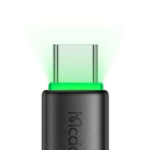 Cablu de date Mcdodo Type-C - Type-C Alpha Series Silicone, Fast Charging, 65W, LED, 1.2m, Negru imagine