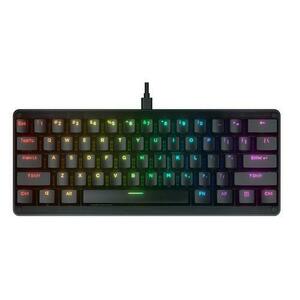 Tastatura Gaming Mecanica Cougar Puri Mini RGB, iluminare RGB, USB, Layout International, Mechanical Switch (Gri) imagine