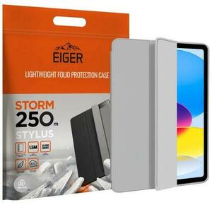 Husa Book Cover Eiger EGSR00156 Storm 250m, pentru Apple iPad 10.9inch, 10th generation (Gri) imagine