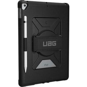 Husa UAG Metropolis Handstrap, iPad 10.2 inch (7th, 8th Gen, 9th Gen) (Negru) imagine