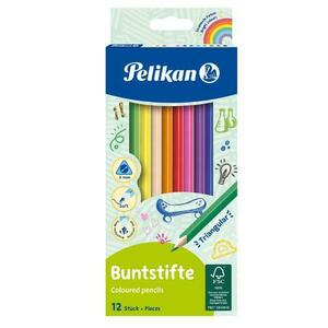 Creioane color Pelikan, set 12 imagine
