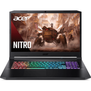 Laptop Acer Gaming 17.3'' Nitro 5 AN517-41, FHD IPS 144Hz, Procesor AMD Ryzen™ 9 5900HX (16M Cache, up to 4.6 GHz), 16GB DDR4, 1TB SSD, GeForce RTX 3070 8GB, No OS, Shale Black imagine