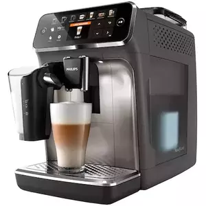 Espressor automat Philips Seria 5400 EP5444/90, sistem de lapte LatteGo, 12 bauturi, display digital TFT si pictograme color, filtru AquaClean, rasnita ceramica, optiune cafea macinata, functie MEMO 4 profiluri, Gri casmir imagine