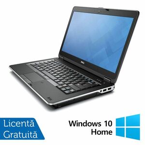 Laptop Refurbished DELL Latitude E6440, Intel Core i5-4300M 2.60GHz, 8GB DDR3, 128GB SSD, DVD-RW, 14 Inch HD + Windows 10 Home imagine