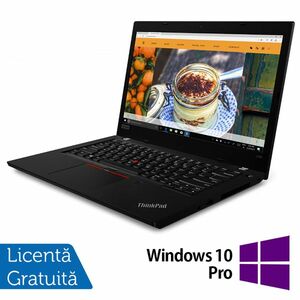 Laptop Refurbished LENOVO ThinkPad L490, Intel Core i5-8265U 1.60 - 3.90GHz, 8GB DDR4, 256GB SSD, 14 Inch Full HD, Webcam + Windows 10 Pro imagine