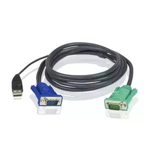Cablu KVM Aten 2L-5203U SPHD to VGA & USB 3 metri imagine