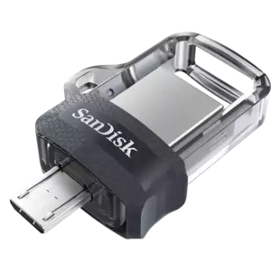 Flash Drive SanDisk Ultra Dual Drive M3.0 USB 3.0 / microUSB 64GB imagine