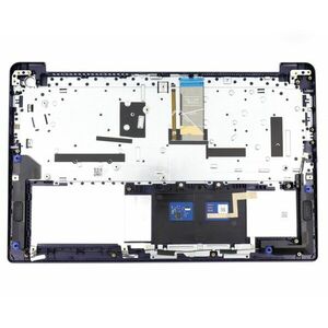 Tastatura Lenovo IdeaPad 3 15IAU7 Gri cu Palmrest Albastru Inchis si TouchPad iluminata backlit imagine