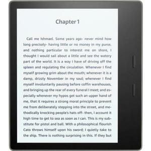 E-Book Reader Amazon Kindle Oasis, Ecran 7inch, 300 ppi, 8GB, Wi-Fi, Waterproof (Negru) imagine