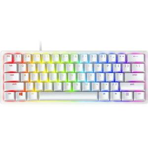 Tastatura gaming mecanica Razer Huntsman Mini, iluminare Chroma RGB, switch optic Purple (Alb) imagine